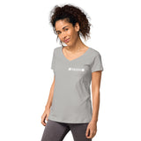 Skids Double Clover Women’s fitted v-neck t-shirt